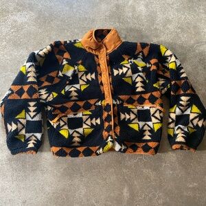 Free People Hit the Slopes Printed Fleece